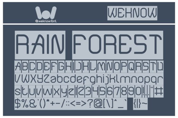 Electro Static Rain Font - Preview 6