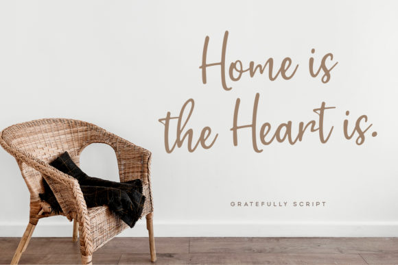 Gratefully Font - Preview 3