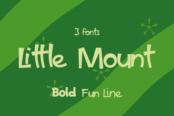 Little Mount Font PNG with transparent background - Preview 5