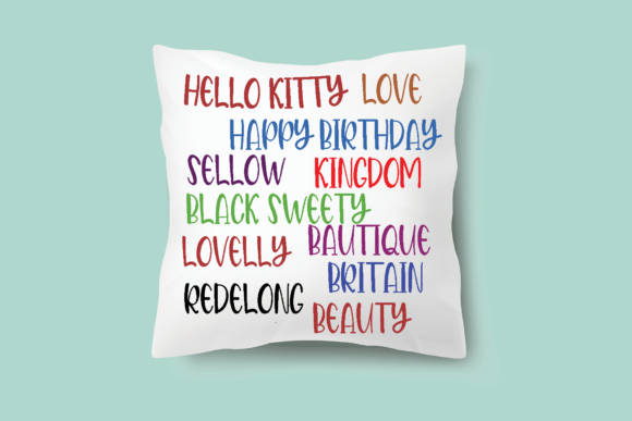 Macheline Font PNG with transparent background - Preview 5