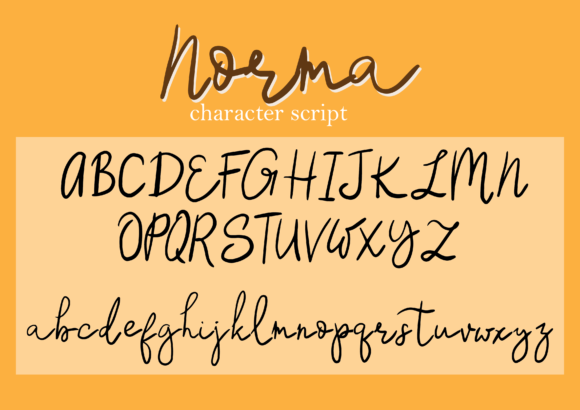 Norma Font PNG with transparent background - Preview 1