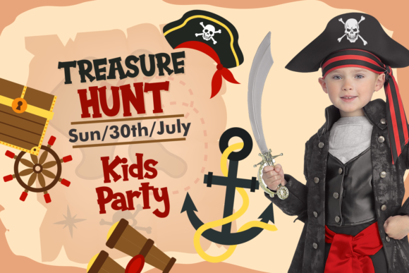 Pirate Kids Font PNG with transparent background - Preview 3