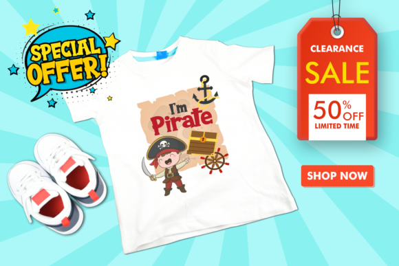 Pirate Kids Font PNG with transparent background - Preview 4