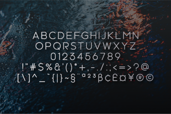 Rollane Font PNG with transparent background - Preview 1