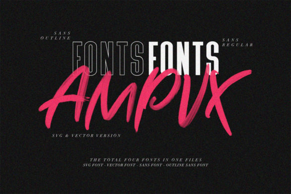 Ampvx Font - Preview 3
