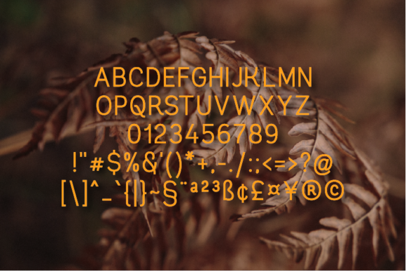 Hurone Font PNG with transparent background - Preview 1