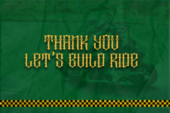 Motor Garage Font PNG with transparent background - Preview 6