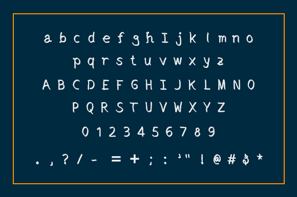 Rannel Font PNG with transparent background - Preview 1