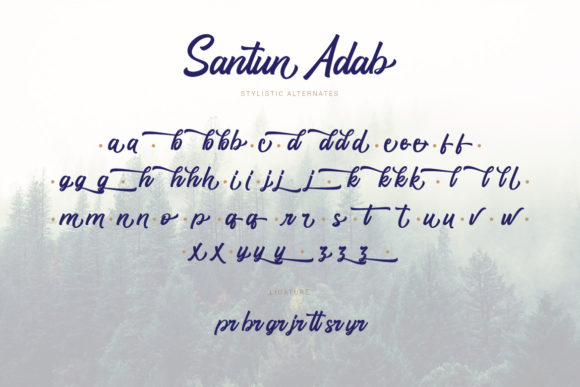 Santun Adab Font font preview - 6