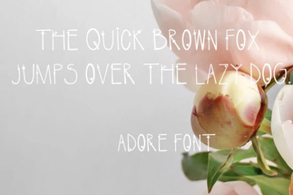 Adore Font - Preview 1