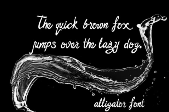 Alligator Font - Preview 1