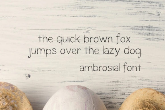Ambrosial Font - Preview 1