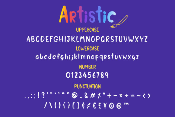 Artistic Font - Preview 2