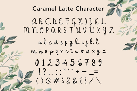Caramel Latte Font - Preview 4