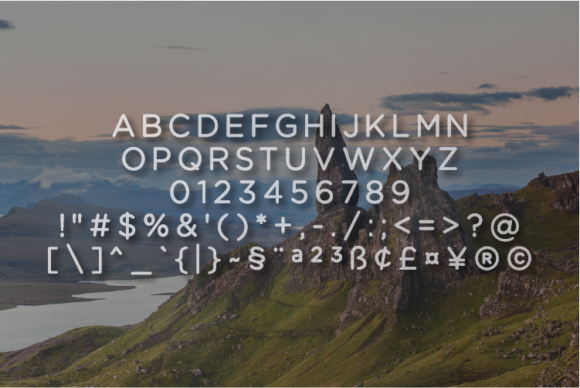 Forland Font PNG with transparent background - Preview 1