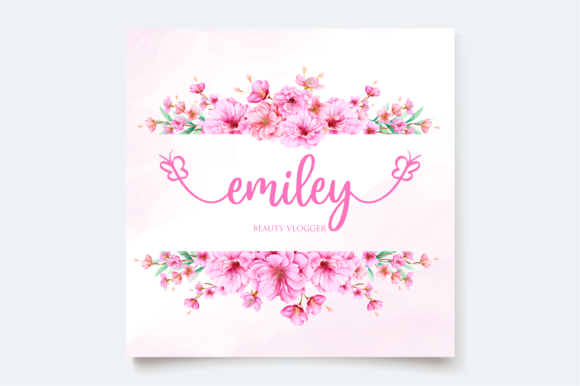 Hey Butterfly Font PNG with transparent background - Preview 2