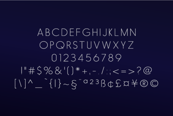 Janevine Font PNG with transparent background - Preview 1