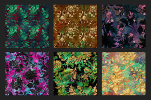 Jungle Floral Digital Paper Graphic by Digital Curio · Creative Fabrica