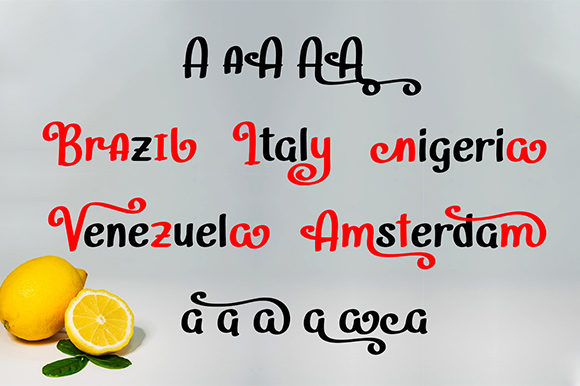Lemongrab Font PNG with transparent background - Preview 2