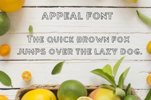 Appeal Font - Preview 1