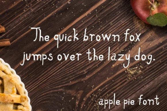 Apple Pie Font - Preview 1