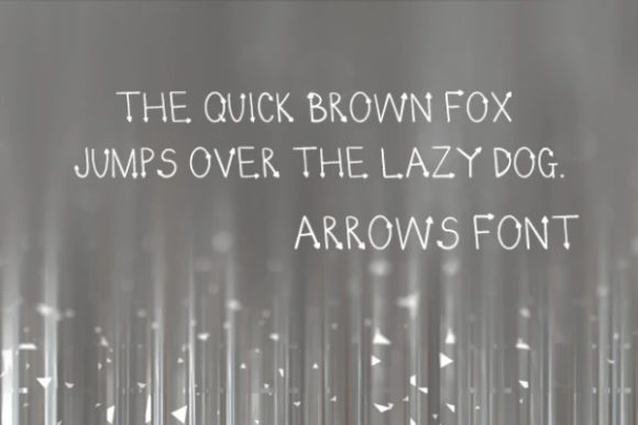 Arrows Font - Preview 1