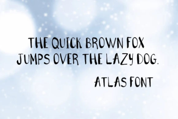 Atlas Font - Preview 1