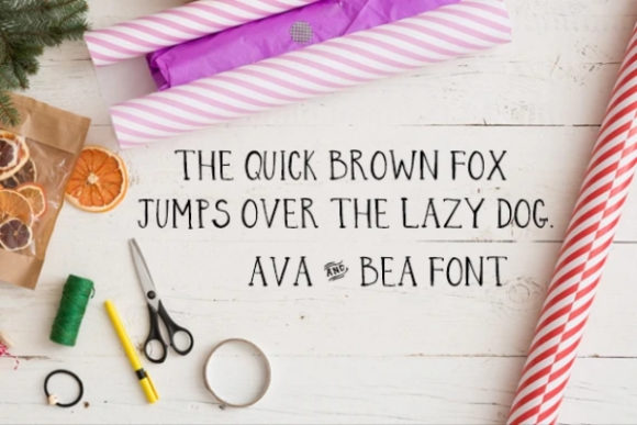Ava and Bea Font - Preview 1