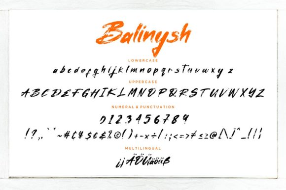 Balinysh Font - Preview 6