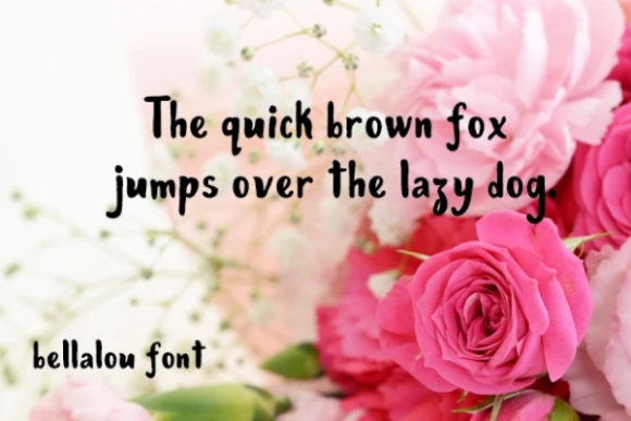 Bellalou Font - Preview 1