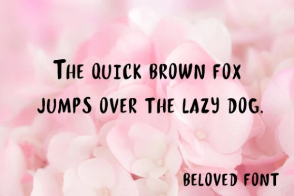 Beloved Font - Preview 1