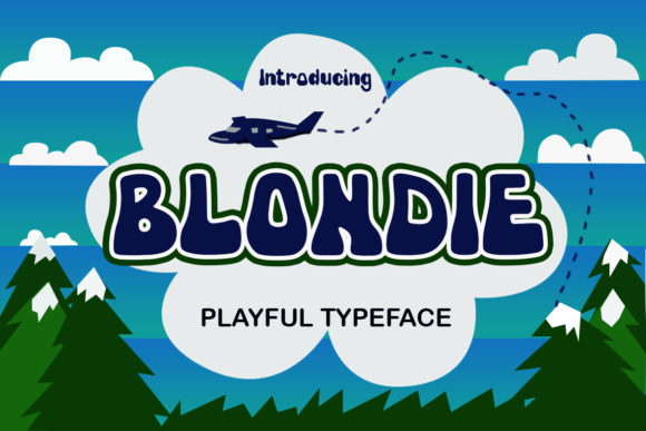 Blondie Display Font By Sealoung