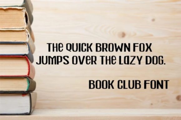 Book Club Font - Preview 1