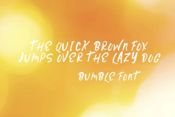 Bumble Font - Preview 1