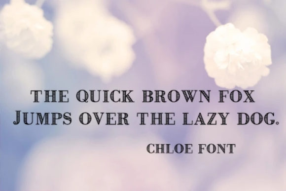 Chloe Font - Preview 1