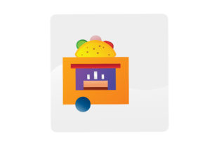 Counter Fast Food Icon Graphic by samagata · Creative Fabrica