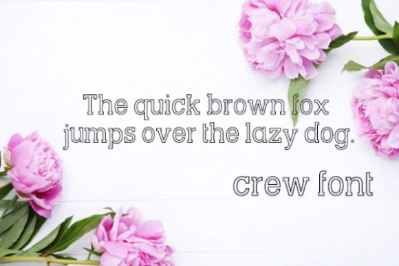 Crew Font - Preview 1