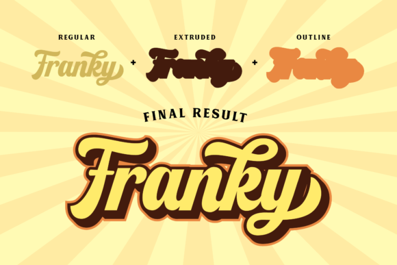 Franky Font font preview - 1