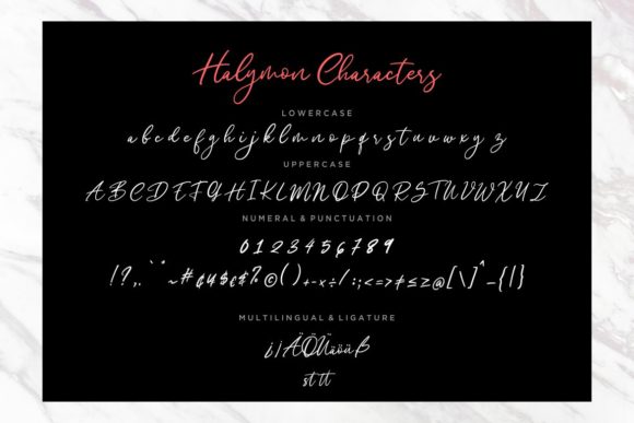 Halymon Font - Preview 6