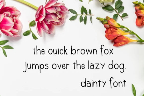 Dainty Font - Preview 1