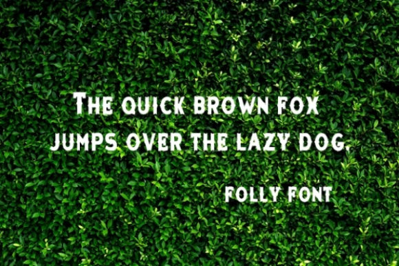 Folly Font PNG with transparent background - Preview 1