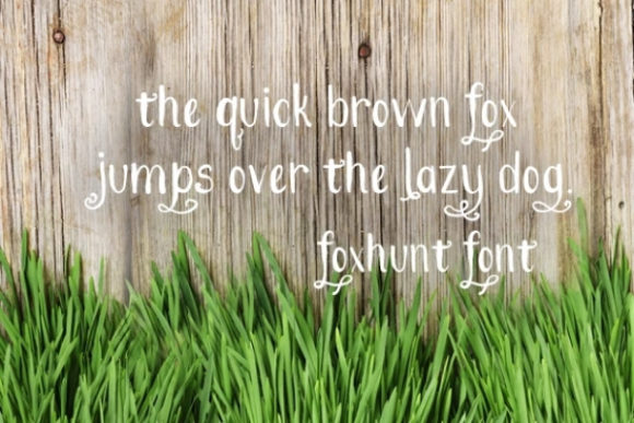 Foxhunt Font - Preview 1