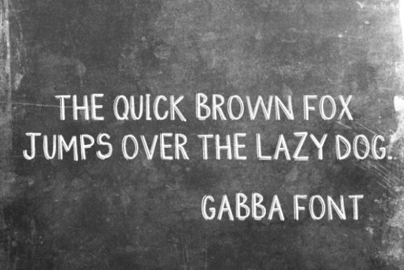 Gabba Font - Preview 1