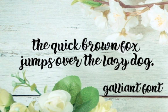 Galliant Font PNG with transparent background - Preview 1