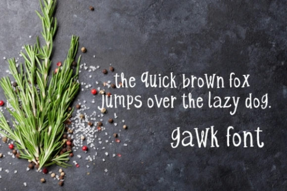 Gawk Font - Preview 1