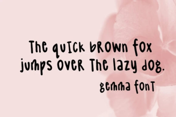 Gemma Font - Preview 1