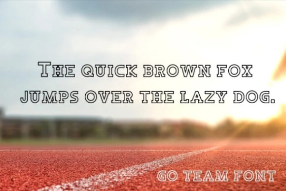 Go Team Font - Preview 1