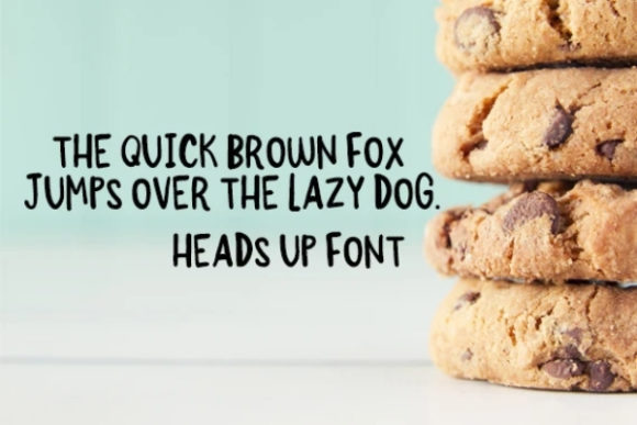 Heads Up Font - Preview 1