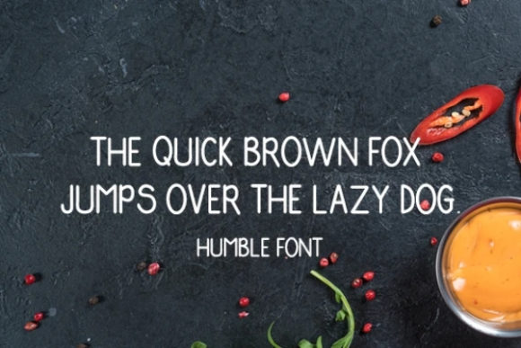 Humble Font - Preview 1