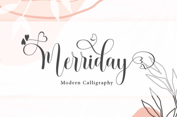 Merriday Script & Handwritten Font By Romie Creative
